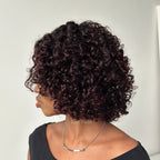 Elle Vane Reddish Brown Glueless Curly 5x5 Lace Wig