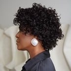 Put On & Go Salt And Pepper Pixie Cut Curly Wig