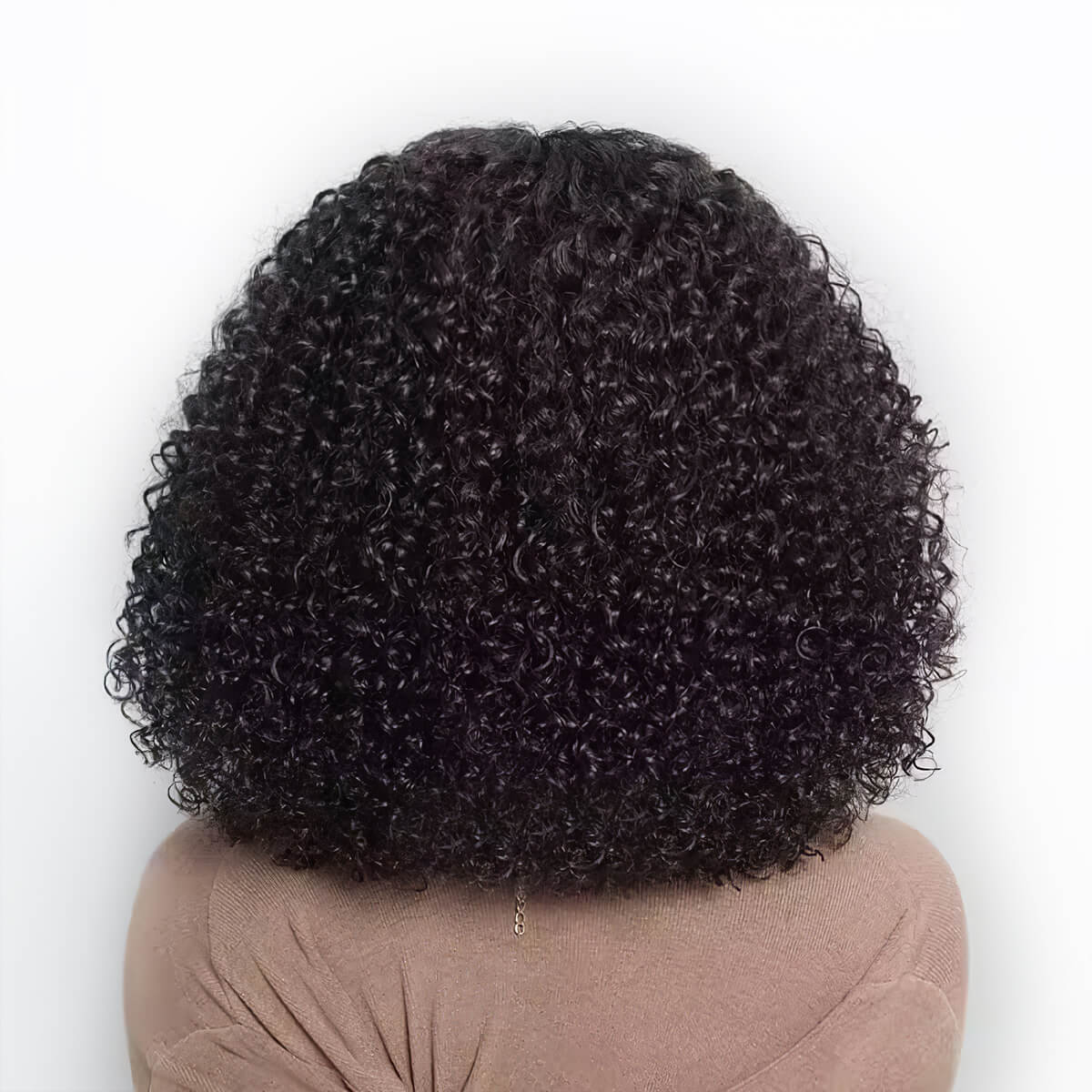 Put On & Go Wig Kinky Curly Short Bob Wig 5×5 HD Lace Glueless Wig