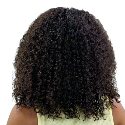 Natural Black 13x4 Lace Curly Wig