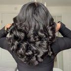 Elle Vane Glueless Luxurious Grace Curtain Bang Body Wave Lace Closure Wig