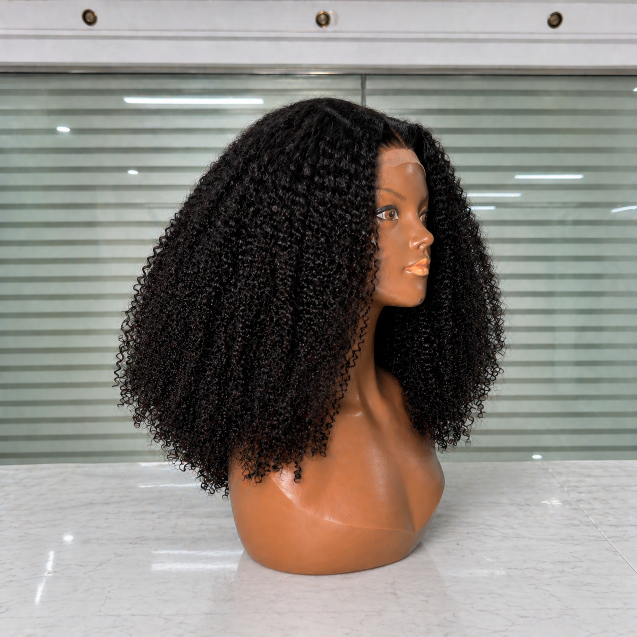 Put on & Go Glueless Curly Pre Cut 5x5 Lace Closure Wig