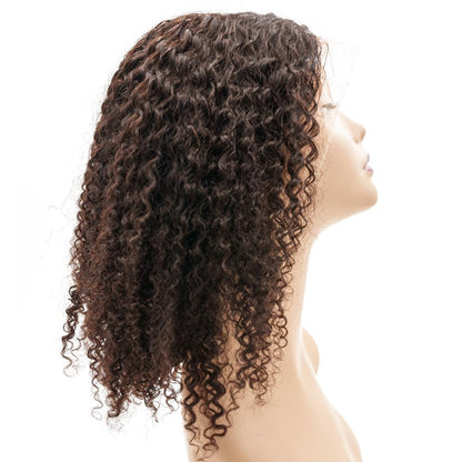 Natural Black 13x4 Lace Curly Wig