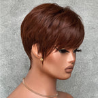 Elle Vane Pixie Cut Glueless Wig with Bangs
