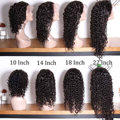 13x4 Lace Front Human Hair Wigs Water Wave With Baby Hair