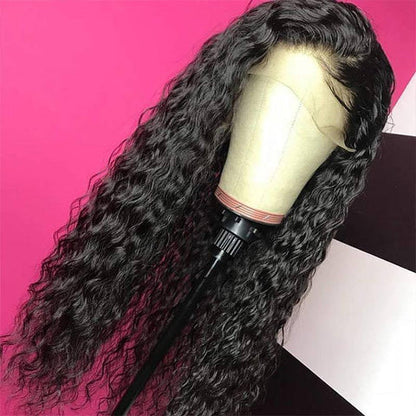 13x4 Lace Front Human Hair Wigs Water Wave With Baby Hair