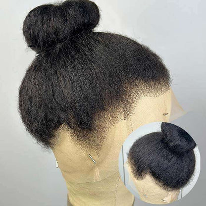 360 Lace Frontal Kinky Edges Ventilated Wig