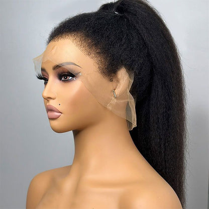 360 Lace Frontal Kinky Edges Ventilated Wig