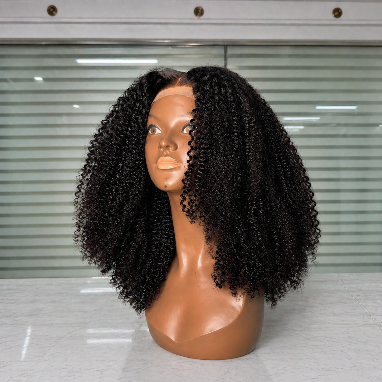 Put on & Go Glueless Curly Pre Cut 5x5 Lace Closure Wig