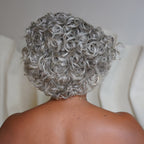 Put On & Go Salt And Pepper Pixie Cut Curly Wig