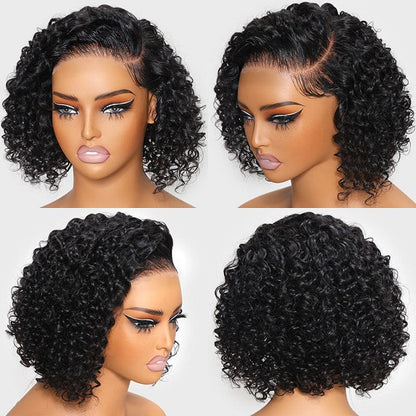 Curly Bob 13x4 Pre Cut Lace Wig