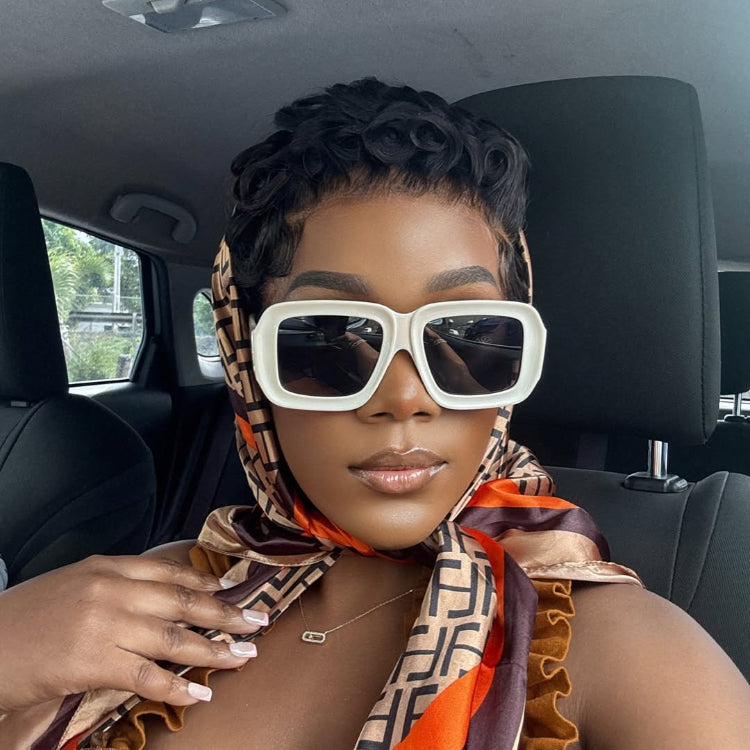 Elle Vane Finger Wave Short Pixie Human Hair Wig