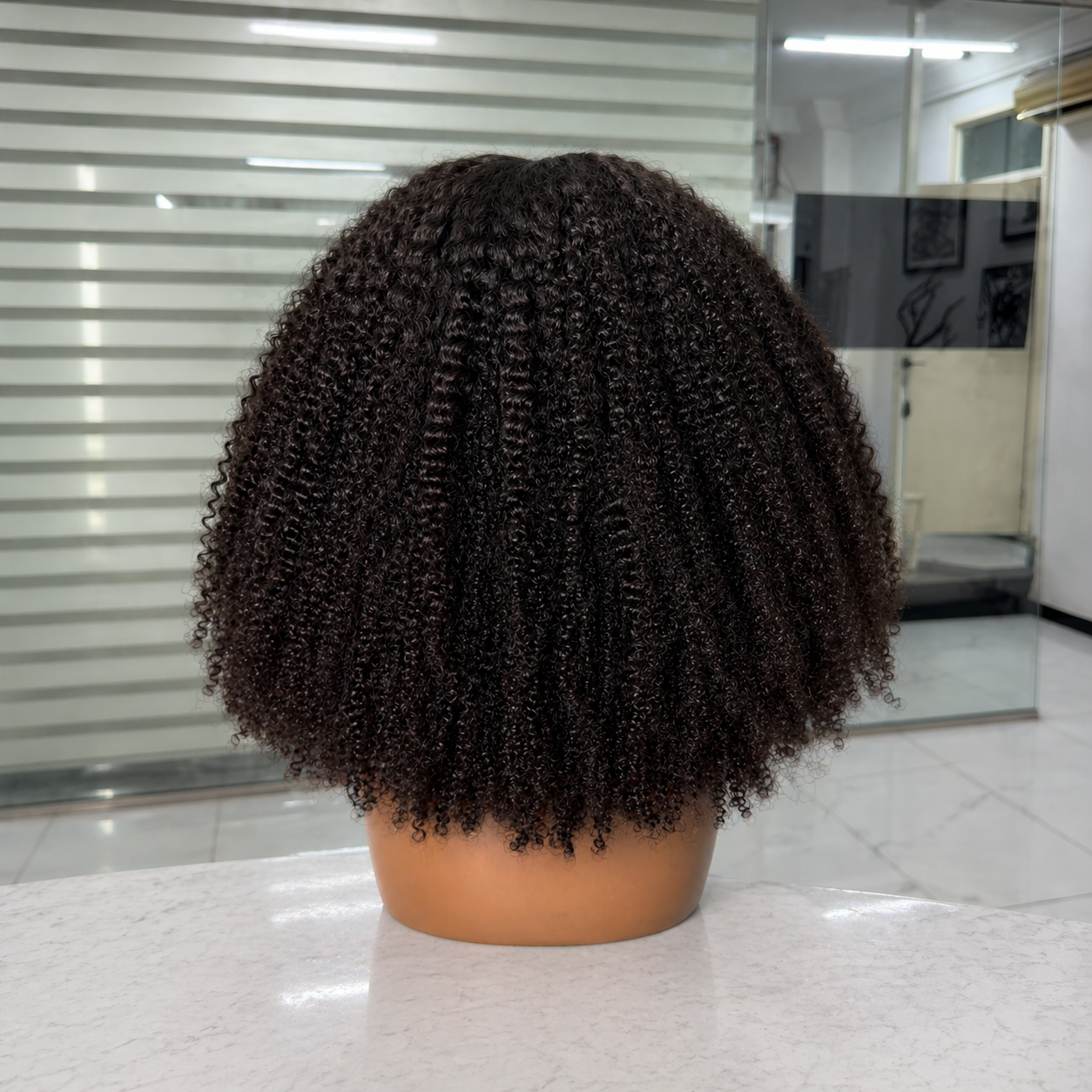 Put on & Go Glueless Curly Pre Cut 5x5 Lace Closure Wig