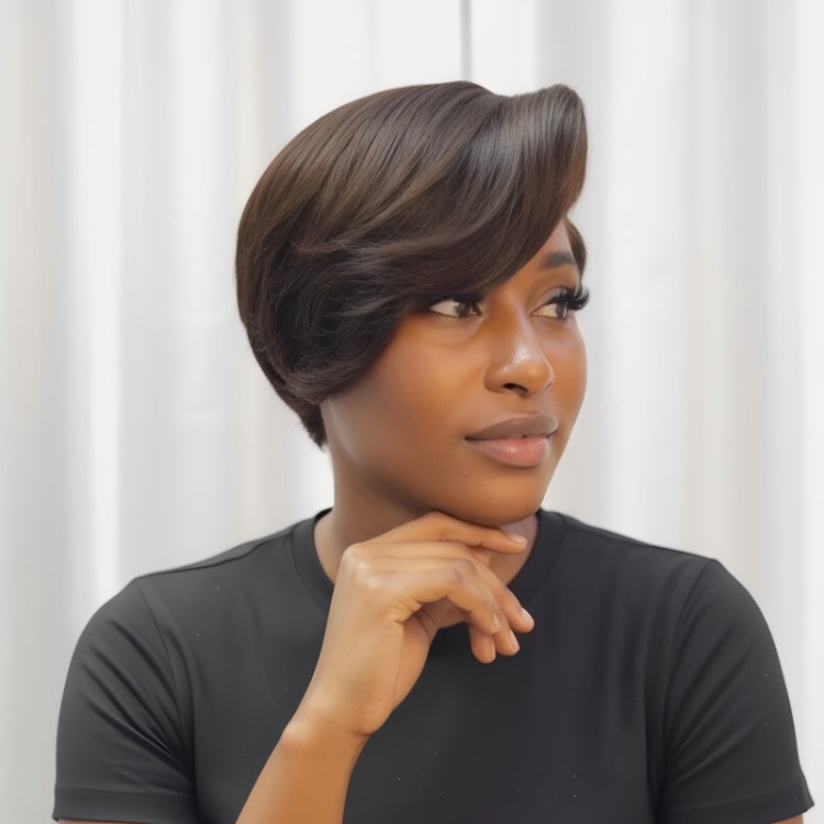 Elle Vane Short Pixie Side Part Lace Front Wig