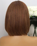 Elle Vane Gradient Brown Straight Bob 13x4 Lace Front Wig