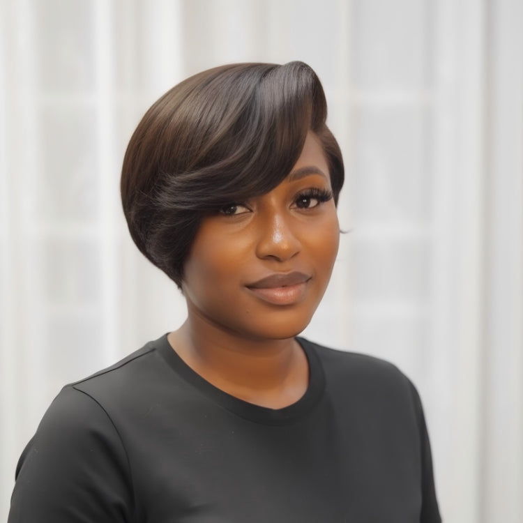 Elle Vane Short Pixie Side Part Lace Front Wig