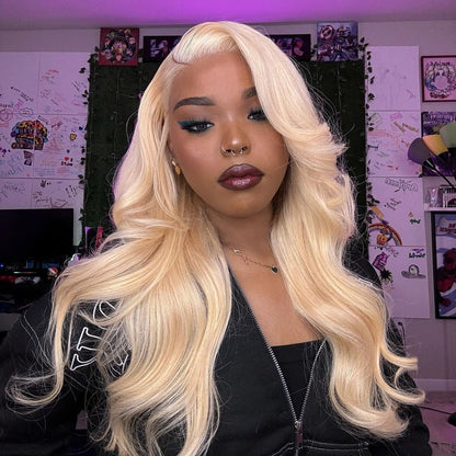 Body Wave 613 Blonde 13x4 HD Lace Front Human Hair Wigs