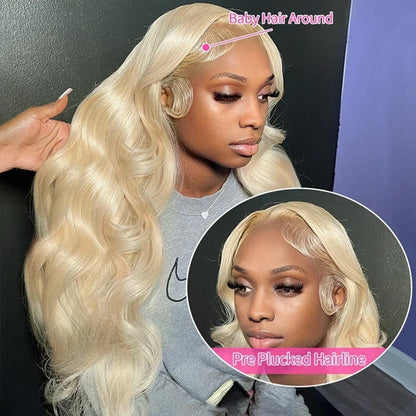 Body Wave 613 Blonde 13x4 HD Lace Front Human Hair Wigs