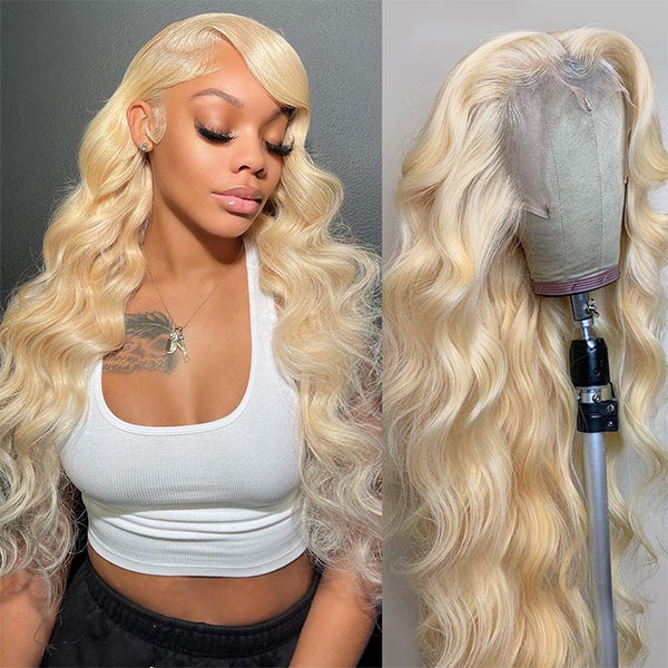 Body Wave 613 Blonde 13x4 HD Lace Front Human Hair Wigs