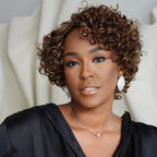 Put On & Go Salt And Pepper Pixie Cut Curly Wig
