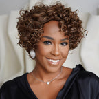 Put On & Go Salt And Pepper Pixie Cut Curly Wig