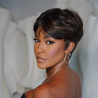 180% Density Pixie Cut Wig Blonde Highlight Glueless 100% Human Hair