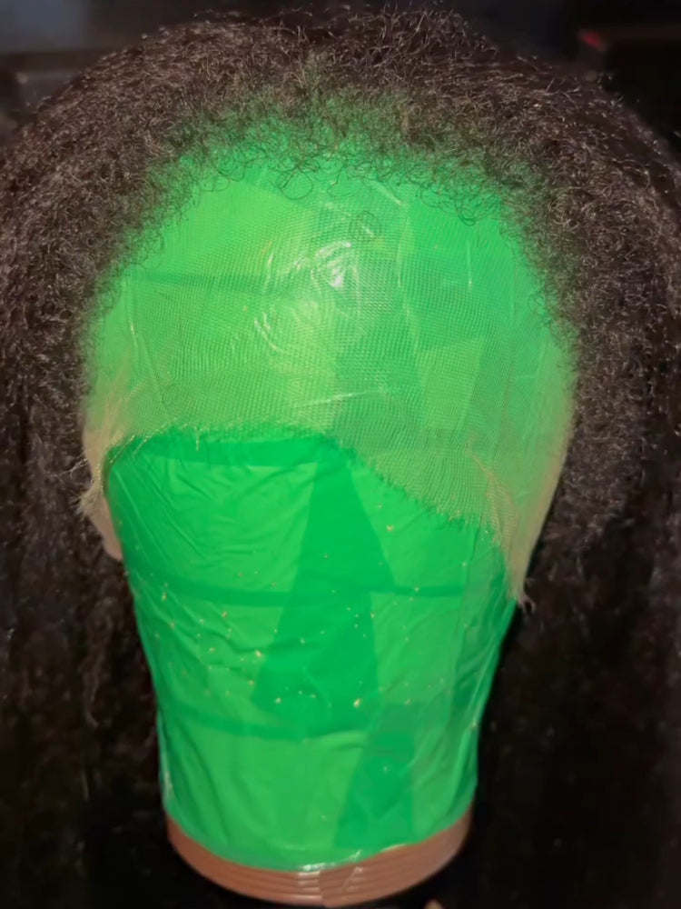 Elle Vane Kinky Edges Lace Front Kinky Straight Wig