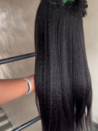 Elle Vane Kinky Edges Lace Front Kinky Straight Wig