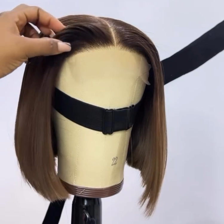 Elle Vane Glueless Ombre Blonde Highlight  Bob Wig