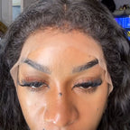 Elle Vane Glueless Luxurious Curls HD Lace Closure With 4C Kinky Edges Pre-cut Wavy Wig