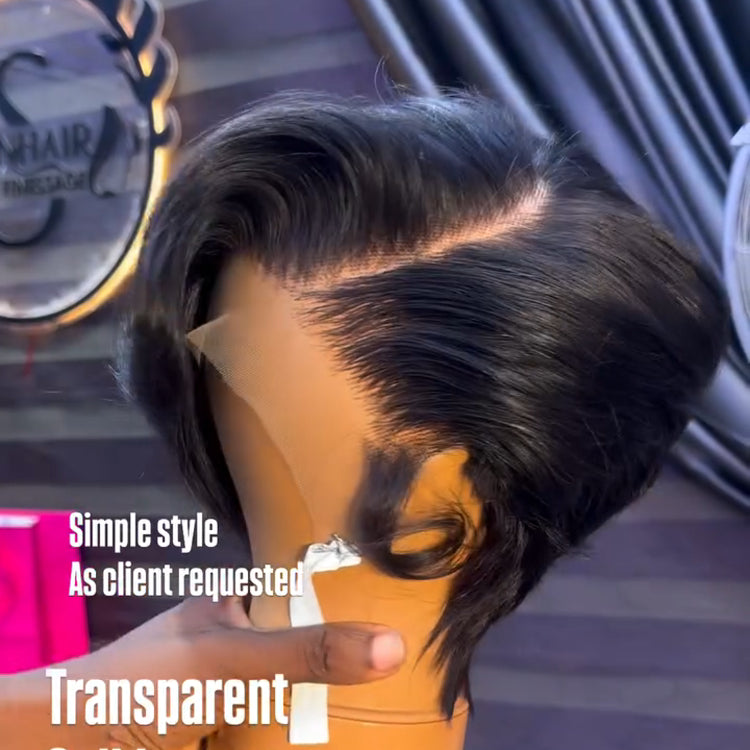 Elle Vane Short Pixie Side Part Lace Front Wig