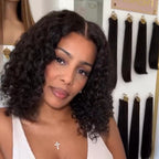 Elle Vane Put on & Go  Glueless 5x5 Lace Closure Curly Wig