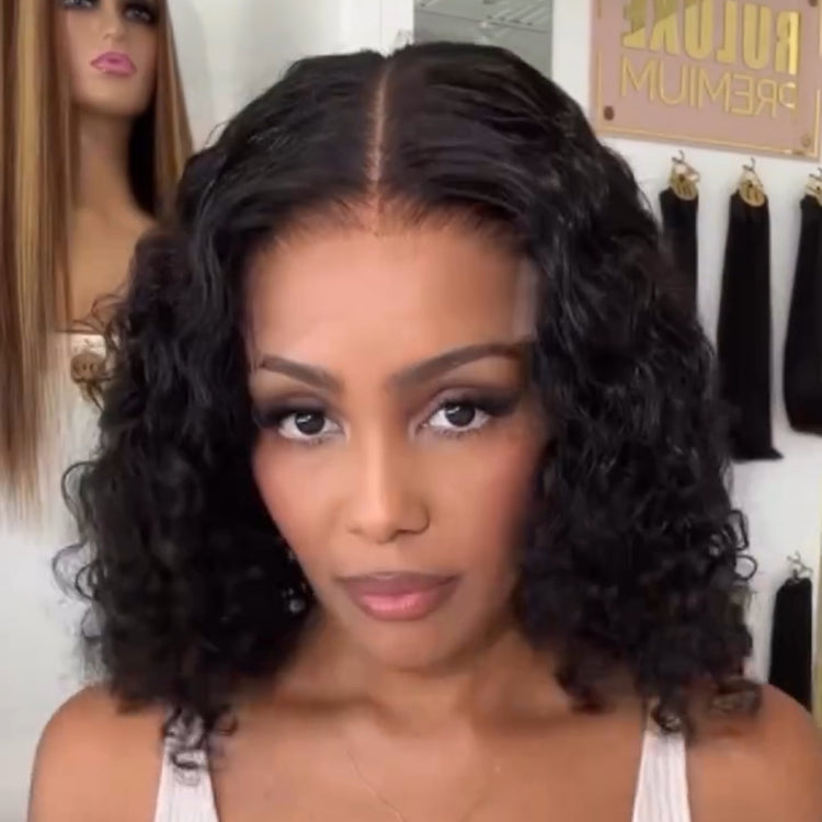 Elle Vane Put on & Go  Glueless 5x5 Lace Closure Curly Wig
