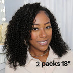 Elle Vane Lightweight Water Wave Crochet Human Hair Extension