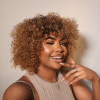 Elle Vane Put On & Go Ombre Bottom Brown Brazilian Curly Wig