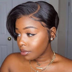 Short Pixie Side Part 13*4 Lace Front Wig