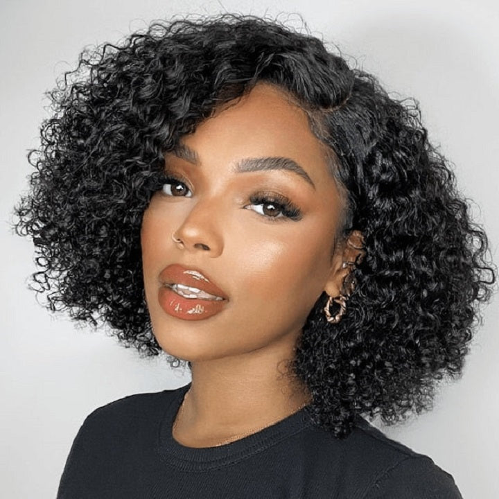 Curly Bob 13x4 Pre Cut Lace Wig