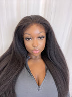 Elle Vane Kinky Edges Lace Front Kinky Straight Wig