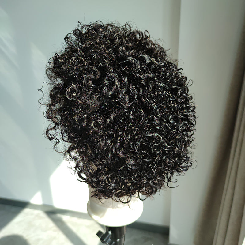 Elle Vane Short Curly Pixie Haircut 13*4 Lace Front Wig