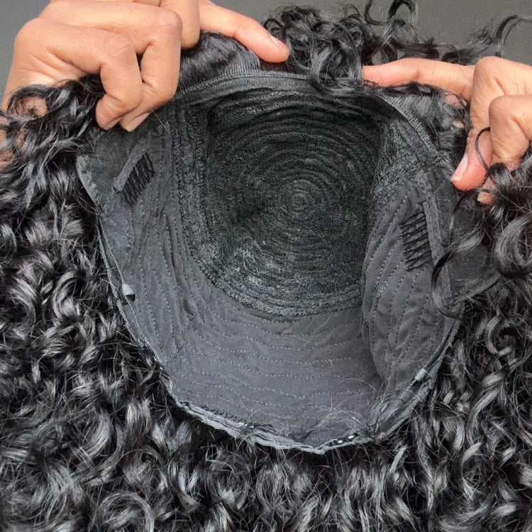 Elle Vane Put On & Go Glueless Short Pixie Cut Curly Bob Wig