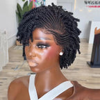 Full Lace Twist-out Afro kinky Cornrow Invisi Drawstring Wig