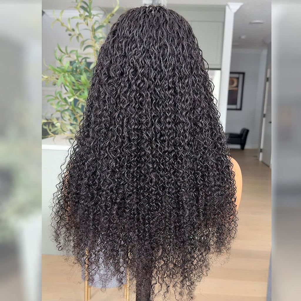 Full Lace Knotless Micro Twists Braided Wig With Invisi Drawstring