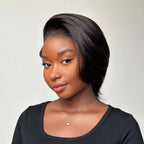 Elle Vane Natural Realistic Full Lace Side Parted Pixie Wig