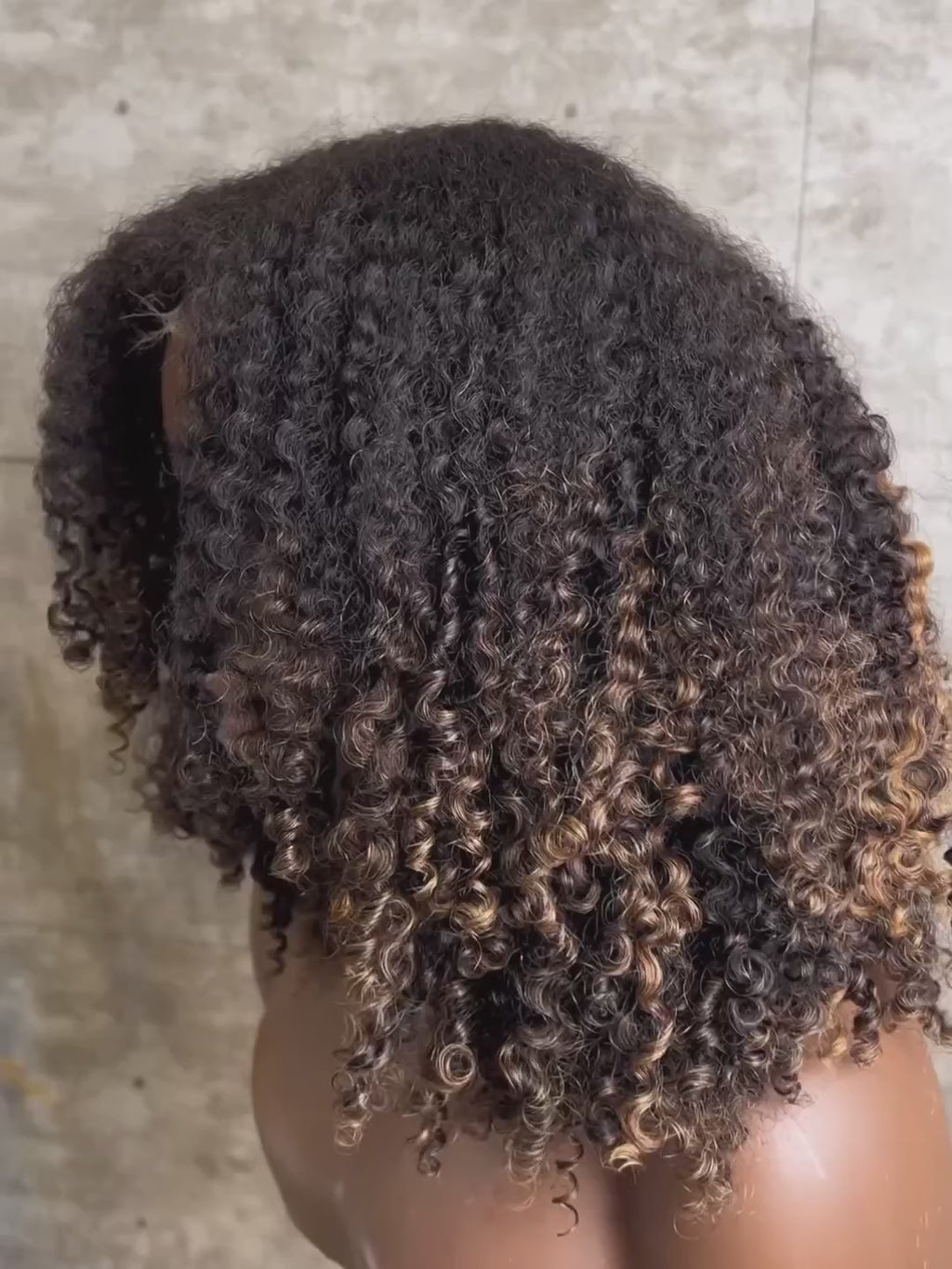 Glueless Luxurious Curls HD Lace Closure With 4C Kinky Edges Pre-cut Wig