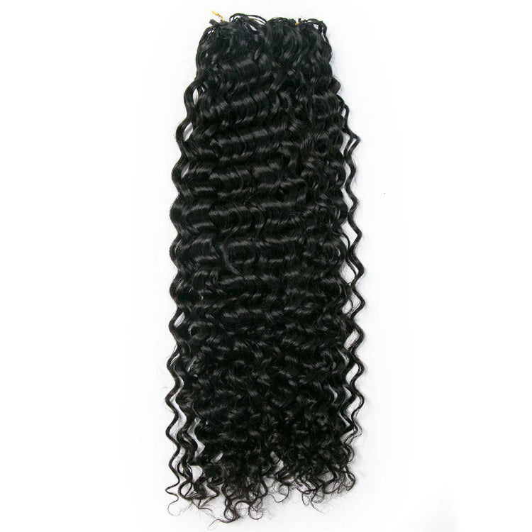 Elle Vane Lightweight Water Wave Crochet Human Hair Extension